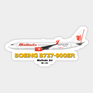 Boeing B737-900ER - Malindo Air Sticker